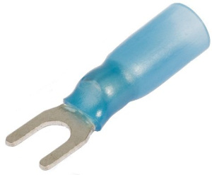 Наконечники вилочные НВИ-Т 2.5–4 (син) (100 шт) КВТ