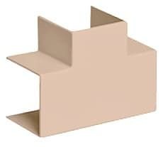 Тройник накладной 90 градусов ТРН 20х10-27М Рувинил цвет Бежевый