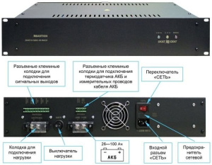 SKAT-V.12DC-18 Rack Источник вторичного электропитания резервированный Бастион
