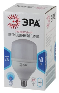 Лампа светодиодная LED POWER колокол T120-40W-4000-E27 ЭРА