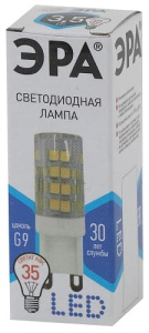 Лампа светодиодная LED JCD-3,5W-CER-840-G9 ЭРА