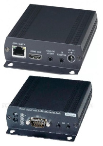 HE05BR Приемник HDMI, RS232, аудио и ИК-сигналов SC&T