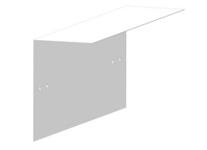 Козырек 330х130 Для установки вне помещений светоуказателей серий ЛЮКС и Кристалл Электротехника и Автоматика