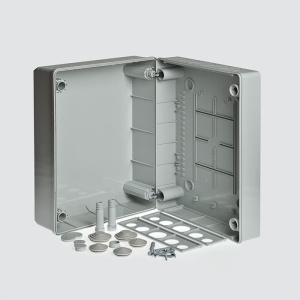 67075 Тусо Коробка распаячная для открытой проводки IP55 Рувинил 370х275х135мм