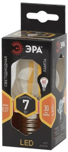 Лампа светодиодная F-LED Шар P45-7W-827-E27 ЭРА