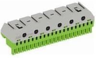 Клеммник самозажимной ABB PE 20x4+6x25мм ZK206G