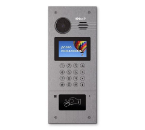 AA-07BV SILVER Вызывная панель подъездного IP-домофона BAS-IP