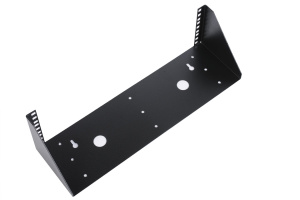 КНО-В-2U-9005 Кронштейн телекоммуникационный настенный вертикальный 2U, цвет черный ЦМО