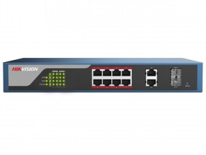 DS-3E1310P-E Коммутатор с РоЕ Hikvision