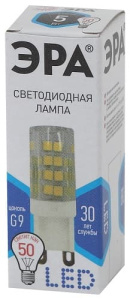 Лампа светодиодная LED JCD-5W-CER-840-G9 ЭРА