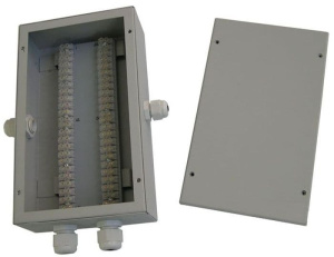 Барьер-КР-Б (48 цепей, металл) Коробка распределительная с гермовводами Охранная техника