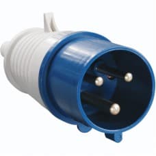 Вилка HT-013 16А 2Р+РЕ 220В IP-44