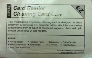 Isopropil Чистящая карта для принтера IDP