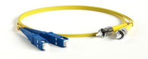 ST-SC FC-D2-9A1-SC/UR-ST/UR-H-1M-LSZH-WH Патч-корд волоконно-оптический Hyperline