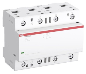 ABB Контактор ESB100-40N-01 модульный (100А АС-1, 4НО), катушка 24В AC/DC