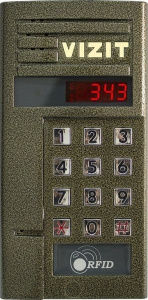 БВД-343R Вызывная панель аудиодомофона VIZIT