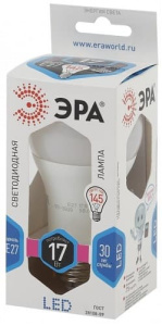 Лампа светодиодная LED Груша A60-17W-840-E27 ЭРА