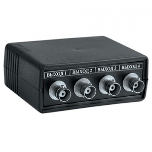 ВУ-1/4 Разветвитель-усилитель видеосигнала, 1 вход, 4 выхода Себокс