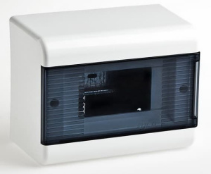 68029 Тусо Щит распределительный навесной ЩРн-П-9 Белый с прозрачной дверью