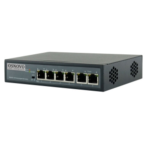 SW-20600/D Коммутатор 6-портовый  Fast Ethernet с PoE OSNOVO