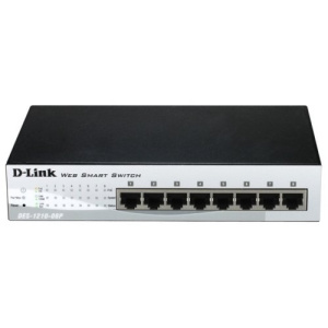 DES-1210-08P Коммутатор с питанием по PoE D-Link