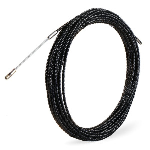 Кабельная протяжка PET-3-6.0/50  из плетеного полиэстера с фиксированными наконечниками Fortisflex КВТ