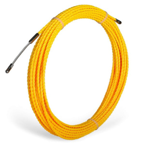 Кабельная протяжка PET-1-5.2/30  из плетеного полиэстера с фиксированными наконечниками Fortisflex КВТ