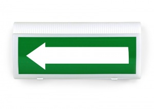 ВОСХОД-РС1-03 "Стрелка влево" Оповещатель охранно-пожарный комбинированный свето-звуковой радиоканальный Версет