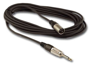 Корд микрофонный, Jack-XLR Jack(ш)-XLR (ш)/3
