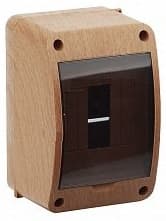 68304-38М Тусо Щит распределительный навесной под пломбу КМПн-4 Бук с прозрачной дверью