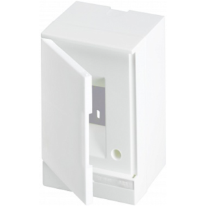 Бокс настенный ABB Basic E 2М белая непрозрачная дверь (без клемм) BEW401202