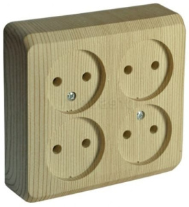 PA16-205D Розетка Сосна Schneider Electric Этюд 4-я без заземления