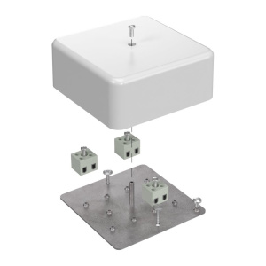 Коробка огнестойкая для кабель-канала 40-0470-FR2.5-6 Е15-Е120 RAL9003 103х103х45 (22 шт/кор) Промрукав