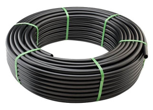 Труба гладкая жесткая 25мм ПНД черная ИЭК (100м)