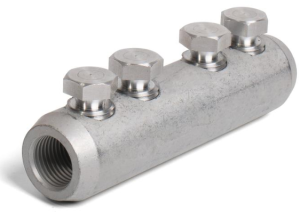 Соединители болтовые для кабелей с изоляцией из сшитого полиэтилена 4СБП-150/240 (5шт.) КВТ