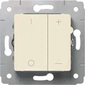 773715 Светорегулятор кнопочный Legrand Cariva 500W Слоновая кость