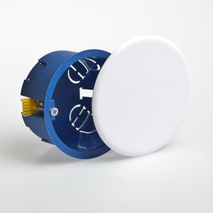 10174 Тусо Коробка распаячная ГСК для скрытой проводки Рувинил D80мм,Н45мм