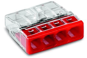 Клеммник WAGO 4 с пастой 2273-244 (4Х2,5мм.кв. уп.100шт)