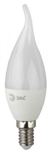 Лампа светодиодная LED Свеча на ветру XS-5W-840-E14 ЭРА