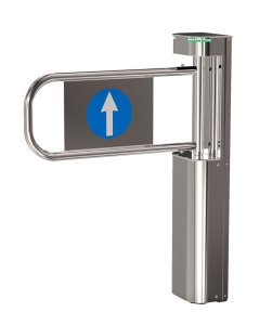 Ростов-Дон К32Д-01 НЕРЖ (без дуги) Калитка электромеханическая РостЕвроСтрой