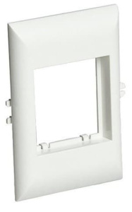 Суппорт СПР-2М установочный для модульных механизмов 45х45х9 для кабель-каналов 100х40/100х60 Рувинил цвет Белый