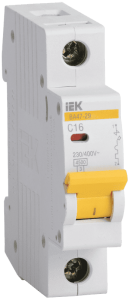 Автоматический выключатель однополюсный ВА47-29 1Р 40А 4,5кА х-ка С KARAT/ IEK