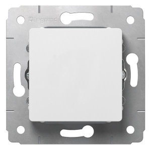 773656 Выключатель одноклавишный Legrand Cariva Белый