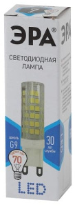 Лампа светодиодная LED JCD-7W-CER-840-G9 ЭРА