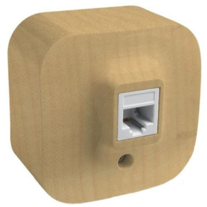 782274 Розетка телефонная TF RJ11 Дерево Legrand Quteo