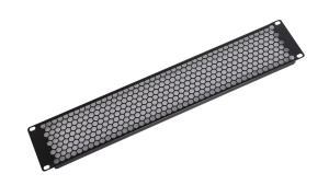 ФП-2.4-9005 Фальшпанель в шкаф 19" 2U перфорированная, цвет черный ЦМО