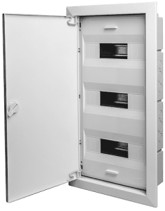 68136М Тусо Щит распределительный внутренний ЩРв-36 Белый с металлической дверью