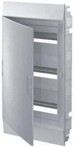 Бокс в нишу ABB Mistral41 36М (3x12) непрозрачная дверь c клеммным блоком