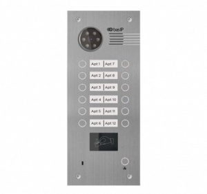 BA-12B SILVER Вызывная панель IP-домофона BAS-IP