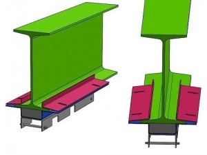 ДК-01 Кронштейн для крепления на двутавровую балку ЭТЕРНИС